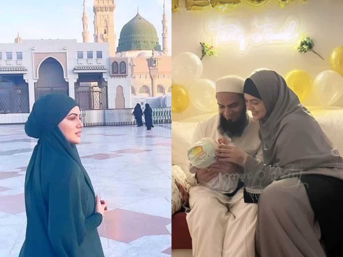 Sana Khan to celebrate Milad un Nabi with son Tariq in Madinah