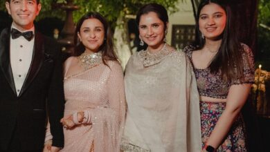 In pic: Sania Mirza, Anam Mirza at Parineeti Chopra's reception