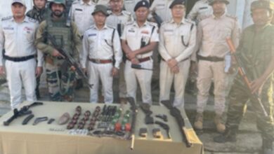 2 looted weapons, large cache of ammunition recovered