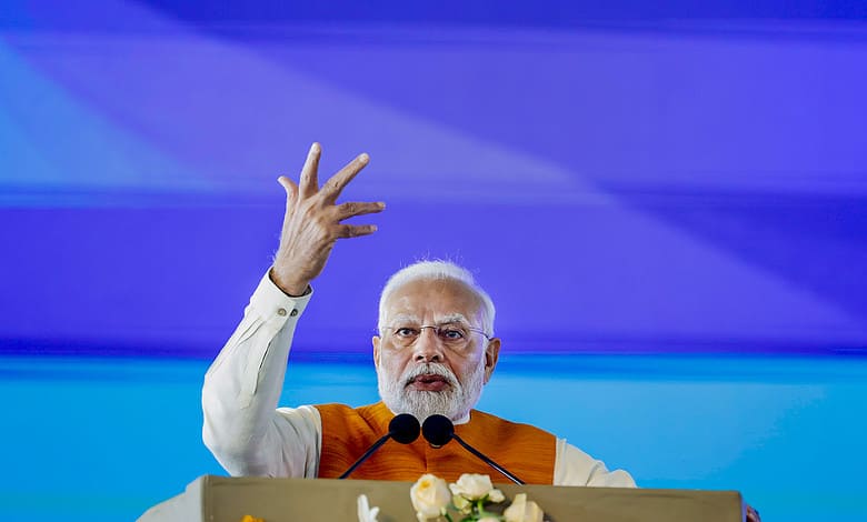 In pics: Prime Minister Narendra Modi in Telangana