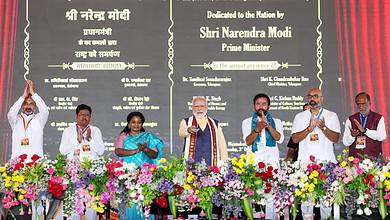 Prime Minister Narendra Modi in Telangana