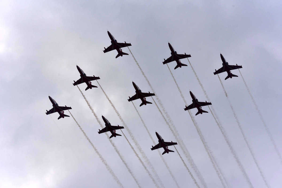 A glimpse of 91st Air Force Day celebrations