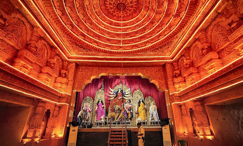 In pics: Preparation of Durga puja festival