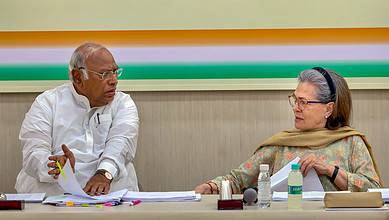 Congress Election Committee meet in Delhi