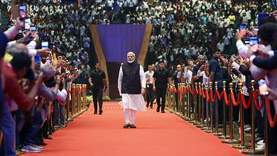 Prime Minister Narendra Modi at India Mobile Congress