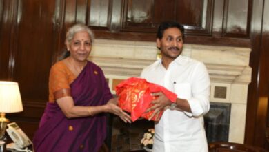 AP CM Y.S. Jagan Mohan Reddy meets Union Finance Minister Nirmala Sitharaman