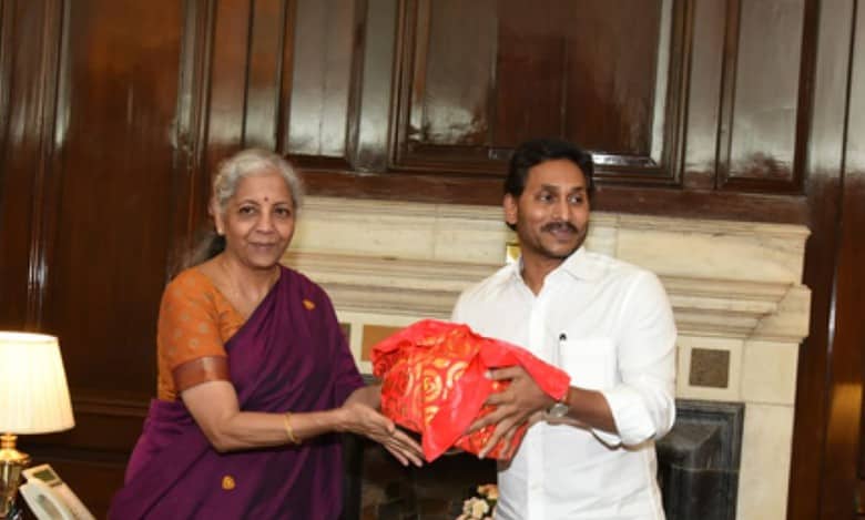 AP CM Y.S. Jagan Mohan Reddy meets Union Finance Minister Nirmala Sitharaman