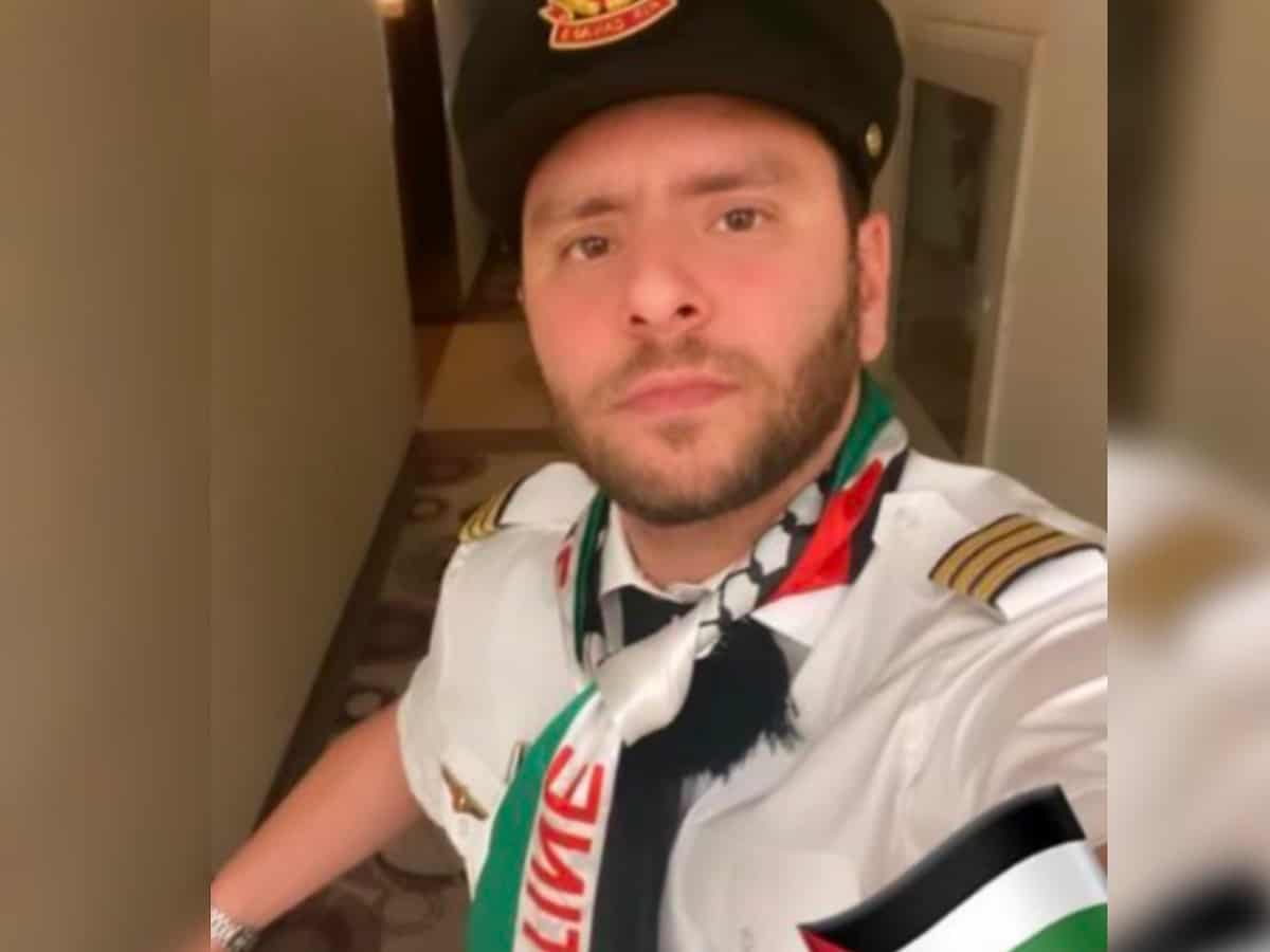 Air Canada suspends pilot for wearing proPalestinian colours in uniform