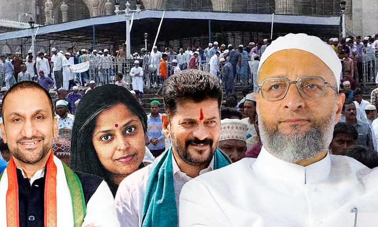 Hyderabad: Behind Owaisi's 'anti-Muslim' branding of Congress candidates