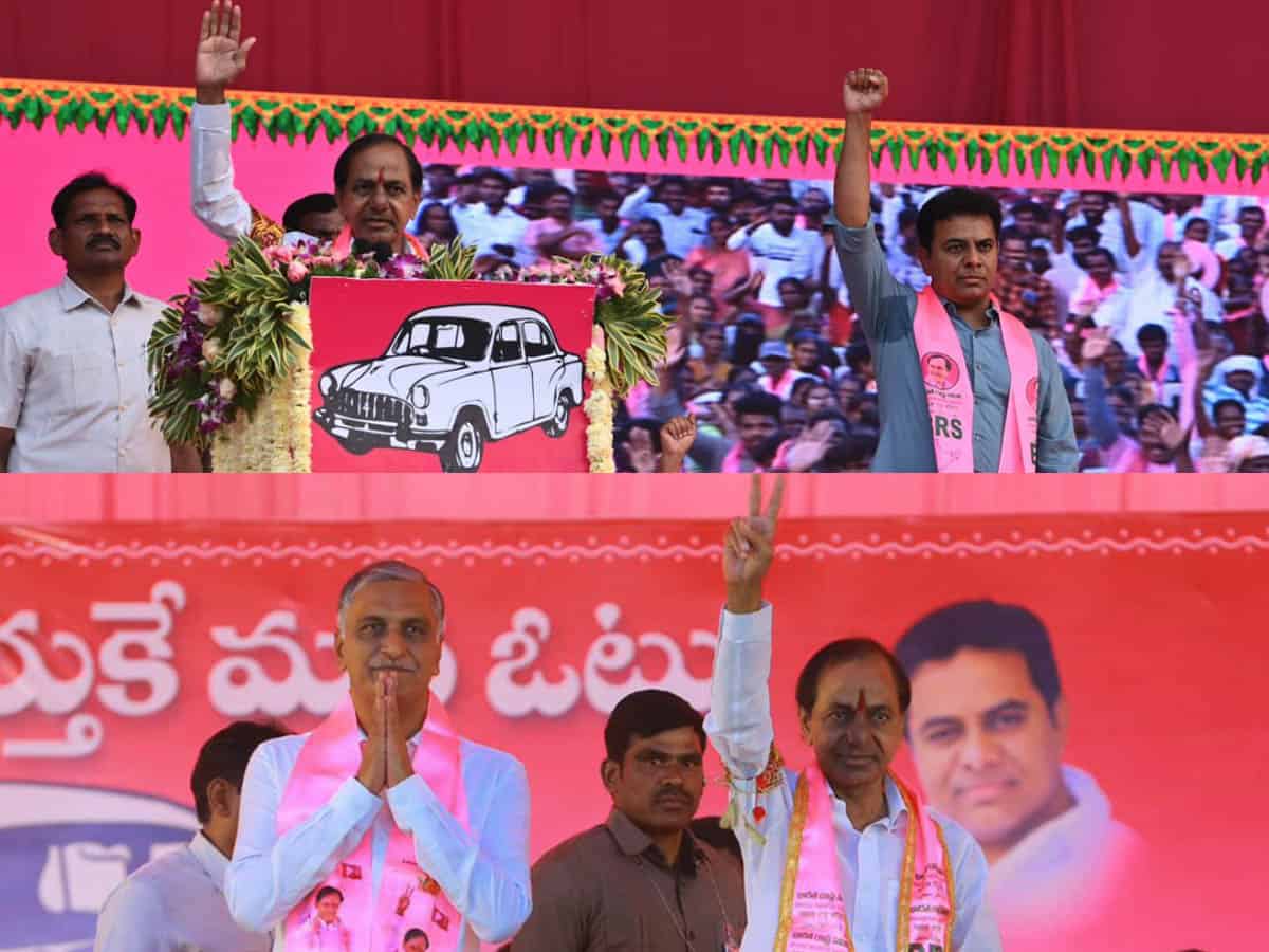 Telangana polls: KCR covers Sircilla, Siddipet in single day, sells BRS' 'successes'