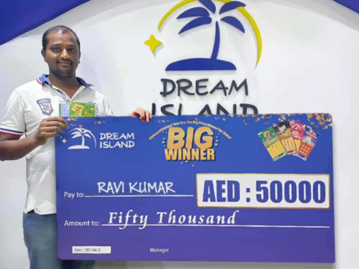 UAE: Hyderabadi driver wins Rs 11 lakh in Dream Island scratch card