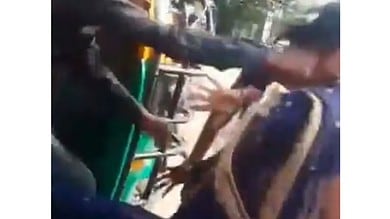 Elderly woman brutally assaulted by auto driver