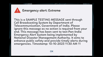 Govt tests alert message for Android, iOS users with loud beep sound