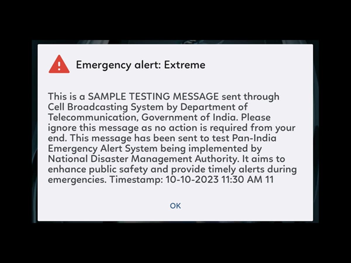 Govt tests alert message for Android, iOS users with loud beep sound