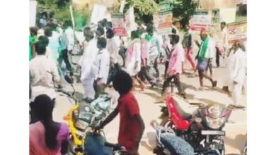 Farmers from Karnataka campaign