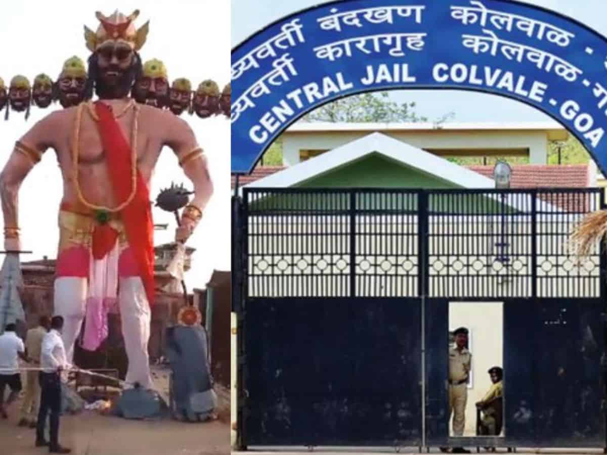 Goa jail inmates burn effigy of Ravana to celebrate Dussehra, 4 officials suspended