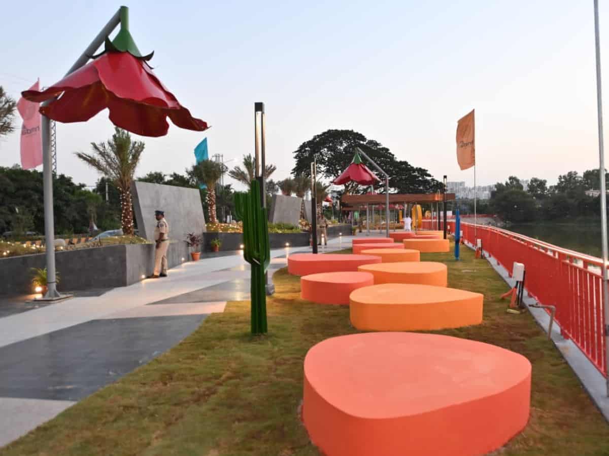 Hyderabad: IDL Lake Front Park inaugurated by KTR in Kukatpally