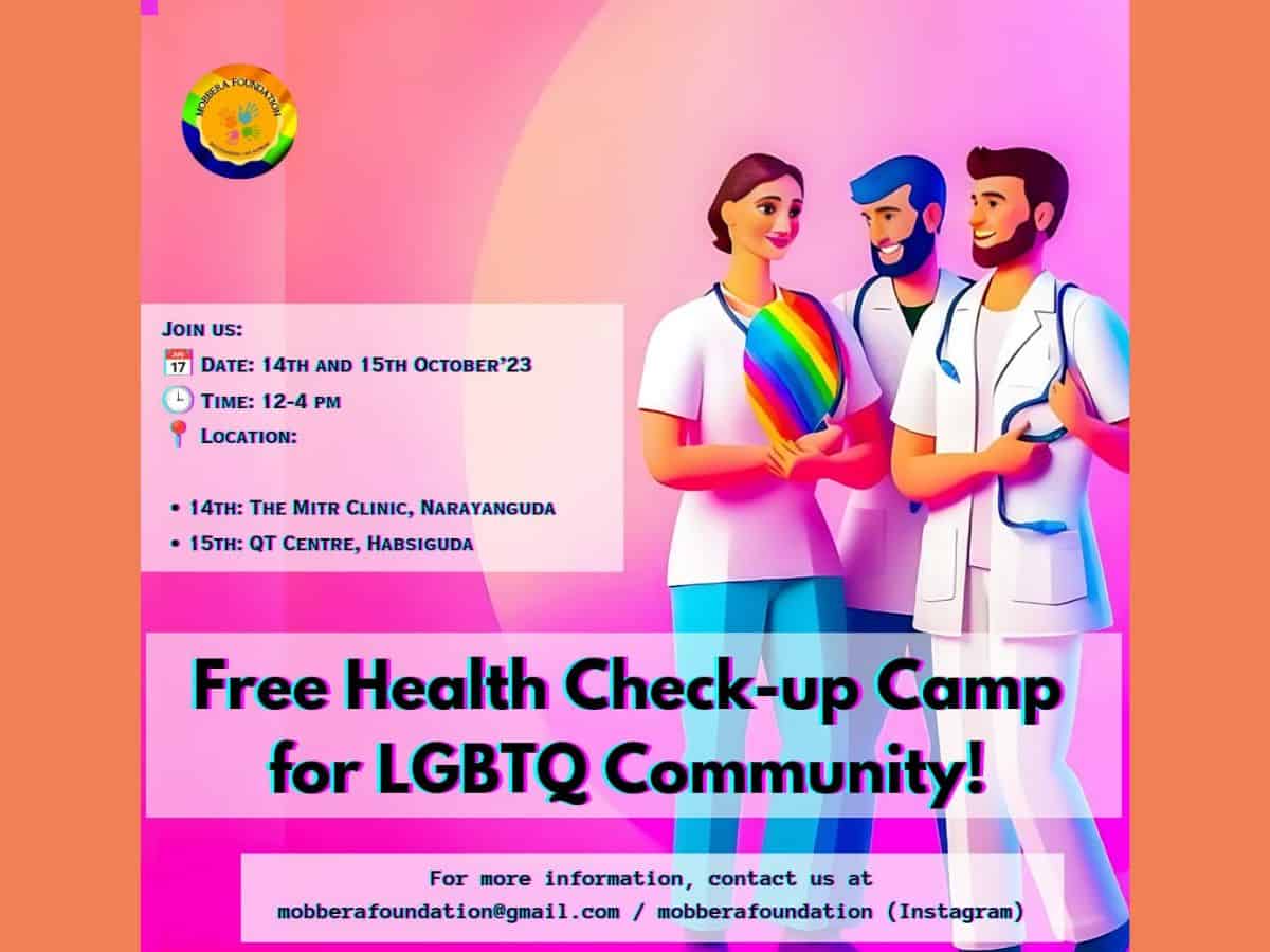 Hyderabad: Free health checkups for LGBT people on Oct 14,15