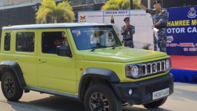 Indian Navy flags off 'Khamri Mo Sikkim' car rally from Hyderabad