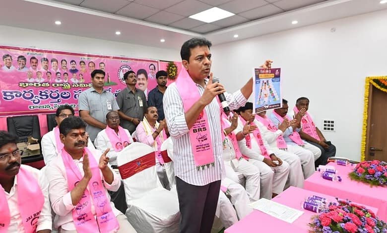 Telangana: Oppn copied BRS schemes, manifesto silenced voices, says KTR