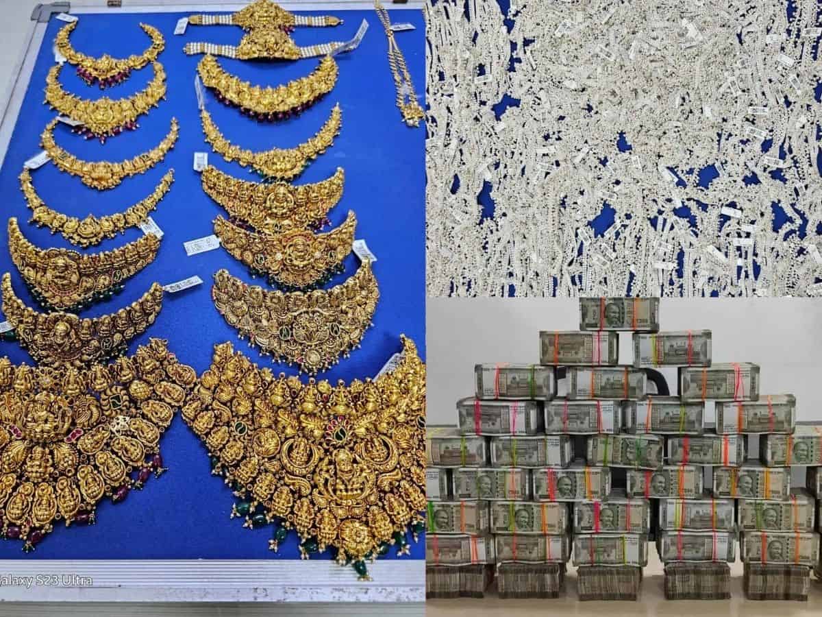 Cash, gold, liquor seizure in Telangana crosses Rs 100 crore