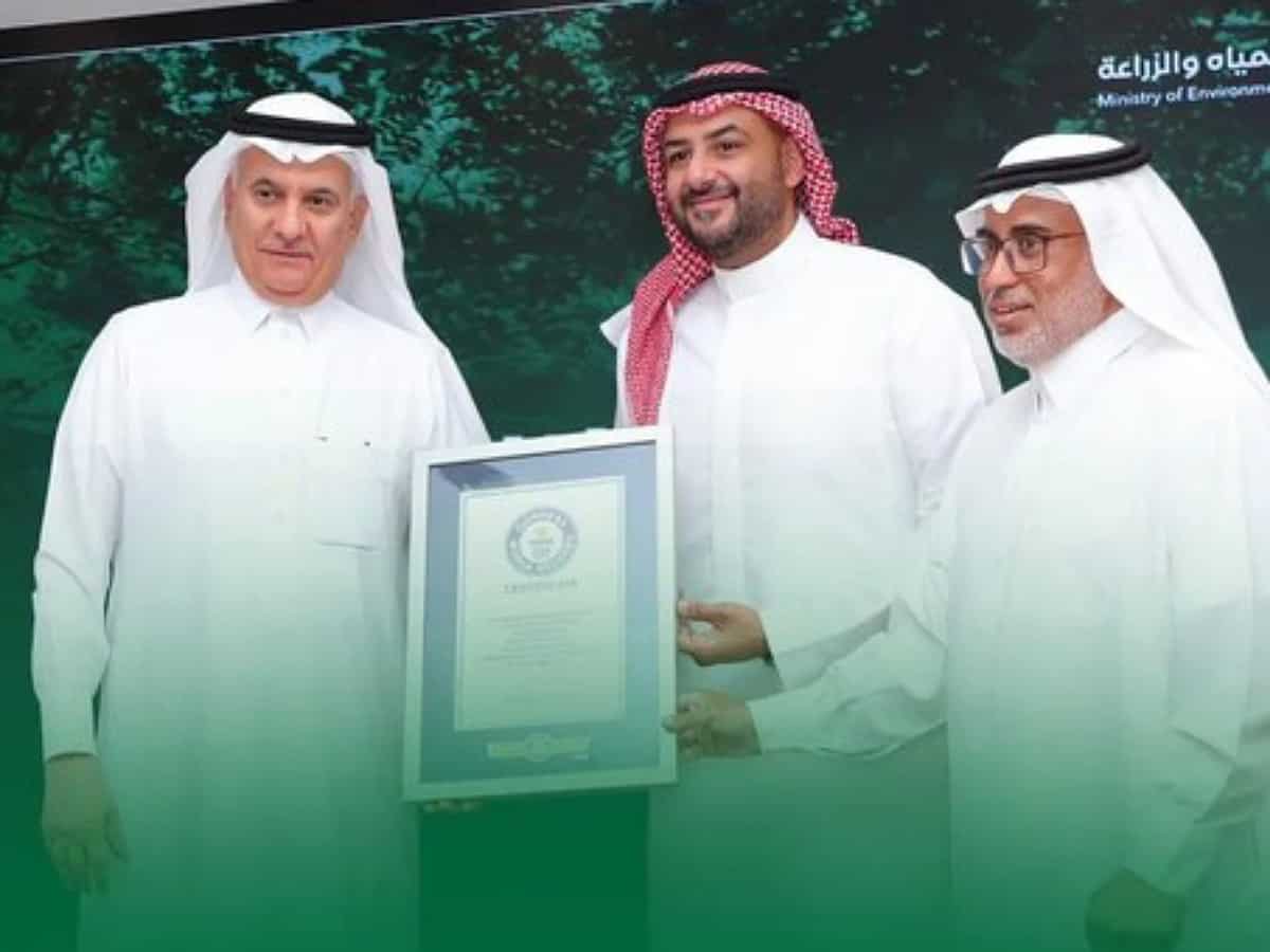 Saudi Arabia enters Guinness World Records for world's largest sustainable farm