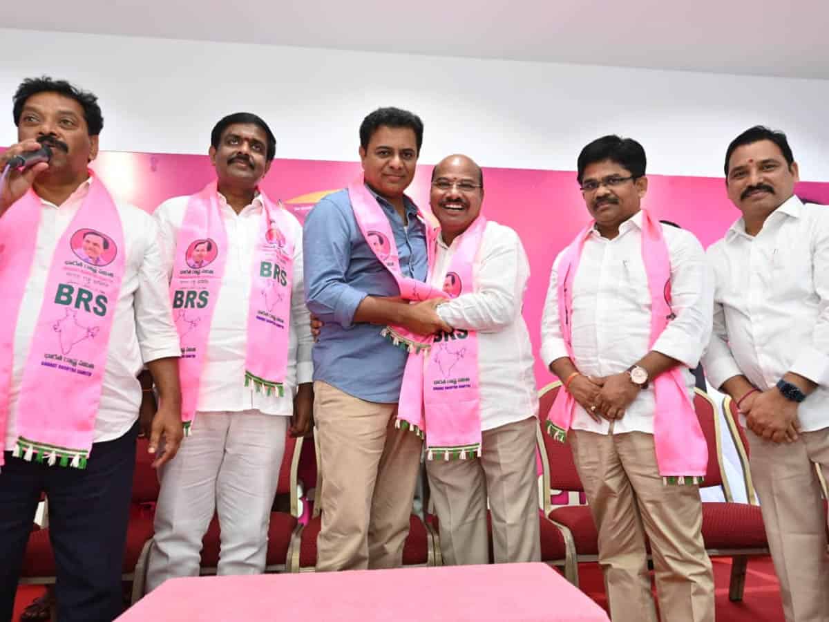 TDP and Congress leaders join BRS
