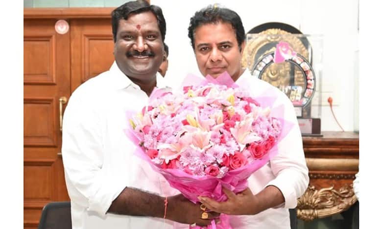 KTR and Nandikanti Sridhar