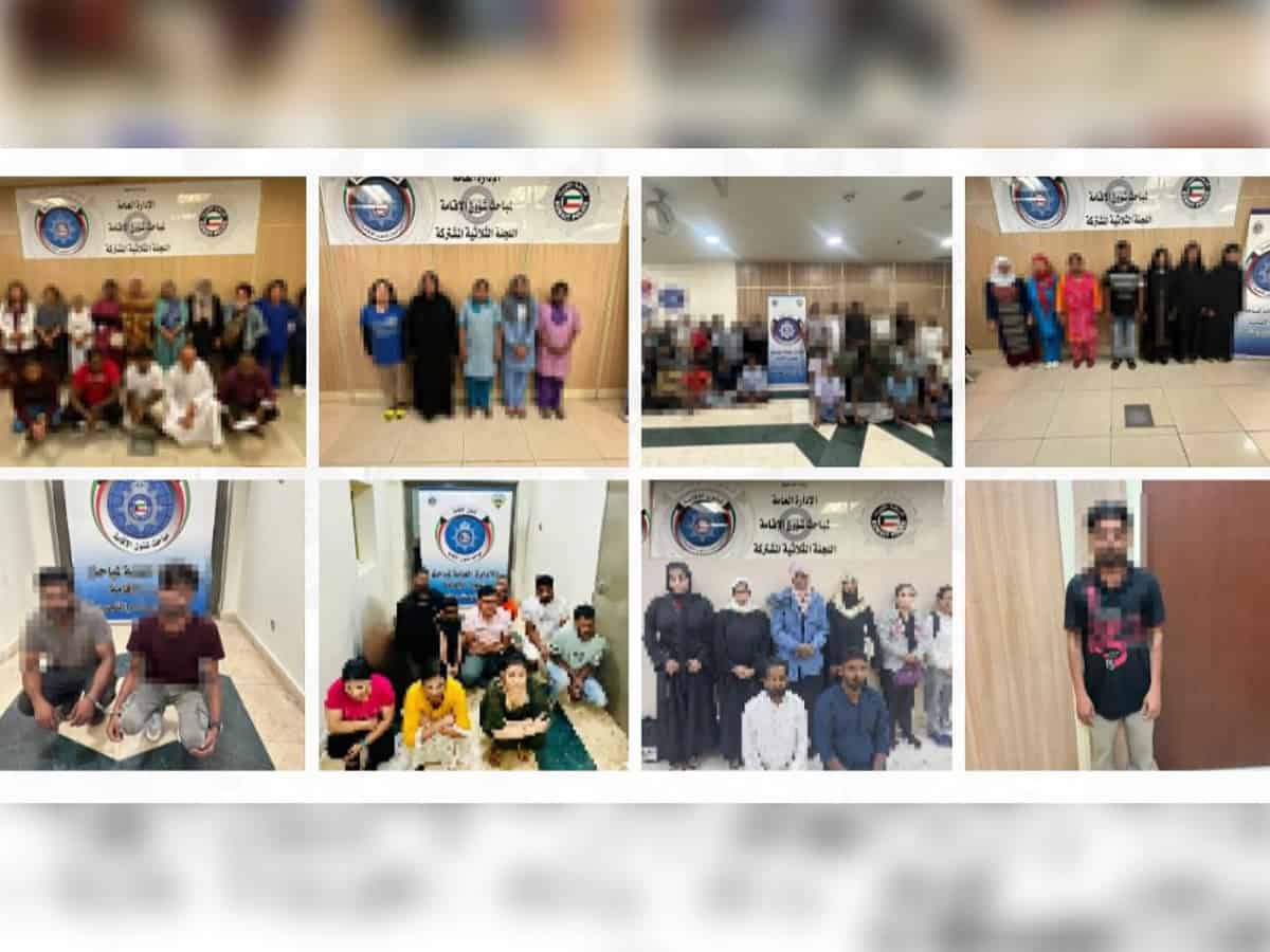 Kuwait: 107 illegal expats arrested, 9 fake domestic offices busted