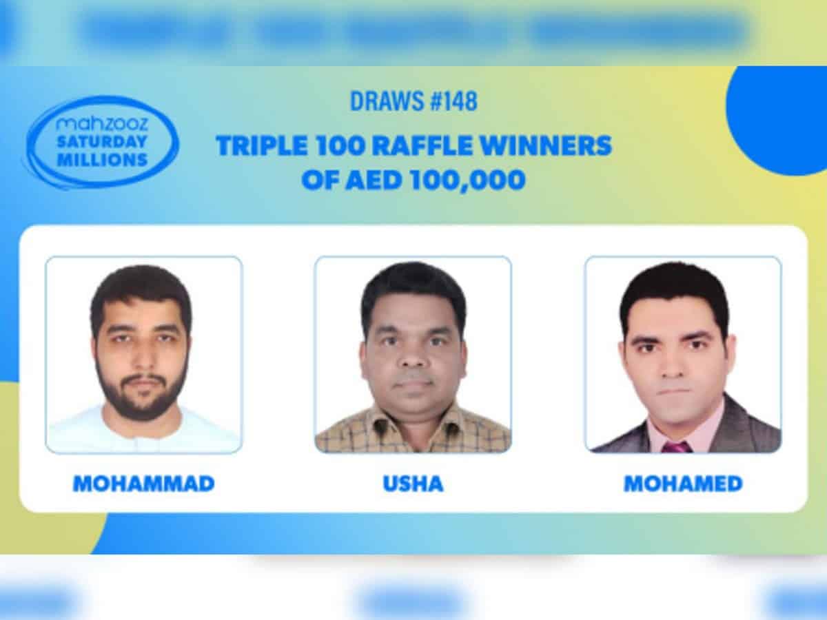 UAE: 3 including Indian expat win Rs 22 lakh each with Mahzooz' new prize structure