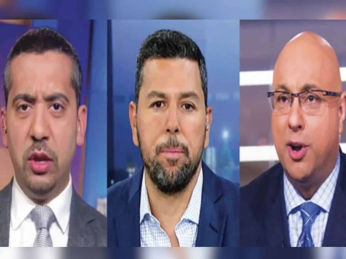 MSNBC Mehdi Hasan, Ayman Mohieddine and Ali Velshi.