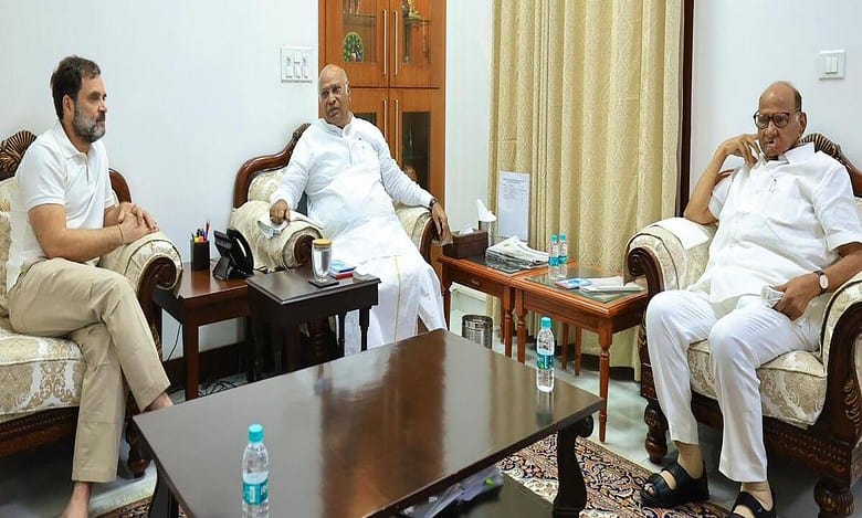 Pawar meets Kharge and Rahul, discusses road ahead for INDIA alliance