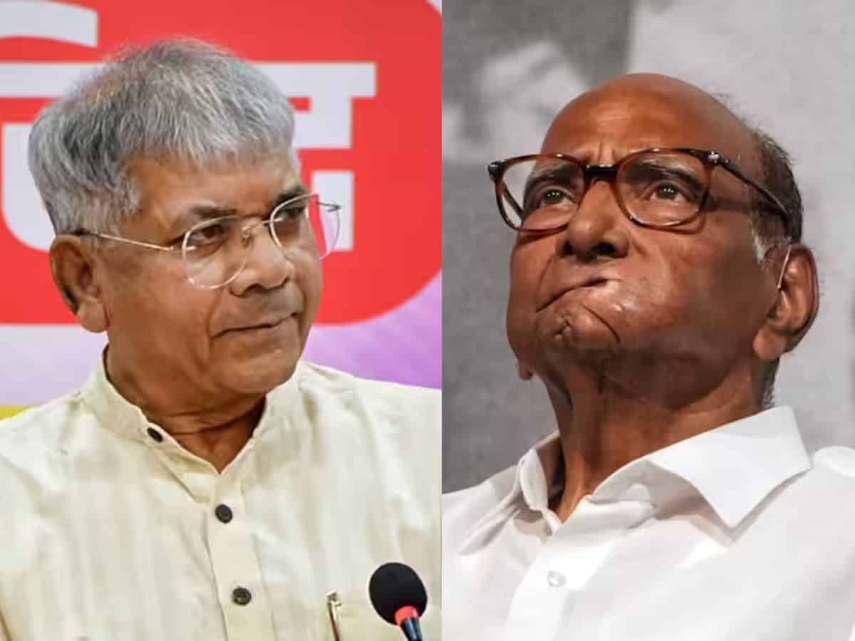 Prakash Ambedkar meets Sharad Pawar, says not joining INDIA bloc