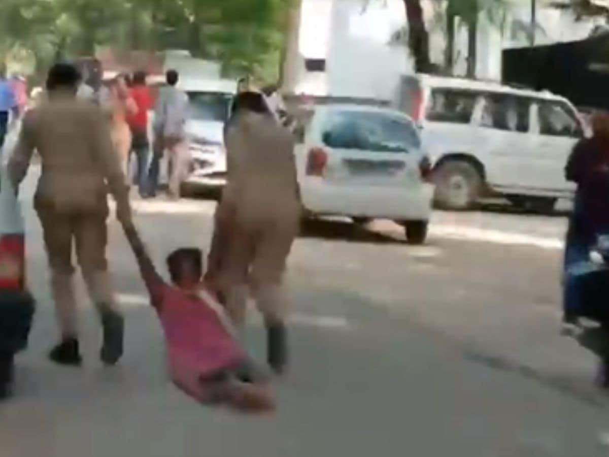 Probe ordered after woman 'dragged on road by UP cops'