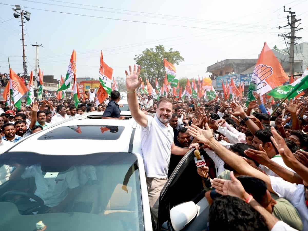 BRS, AIMIM working with BJP in Telangana to defeat Congress: Rahul Gandhi