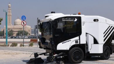 Watch: Dubai tests self-driving cleaning vehicle for cycling tracks
