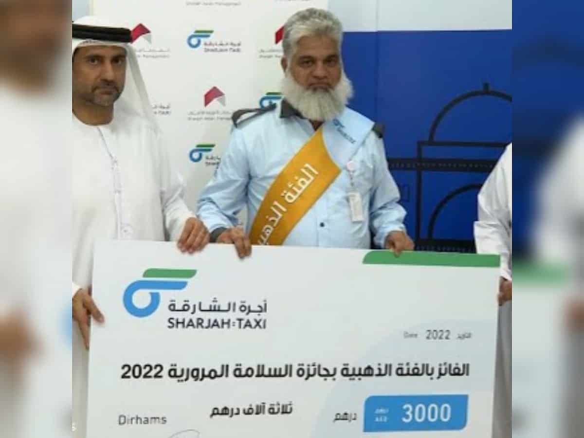 Watch: 10 Sharjah taxi drivers honoured for safe driving