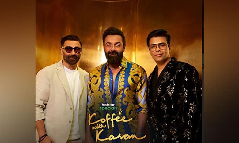 Koffee with Karan 8: Sunny Deol, Bobby Deol react to father Dharmendra's kiss scene in 'Rocky Rani...'