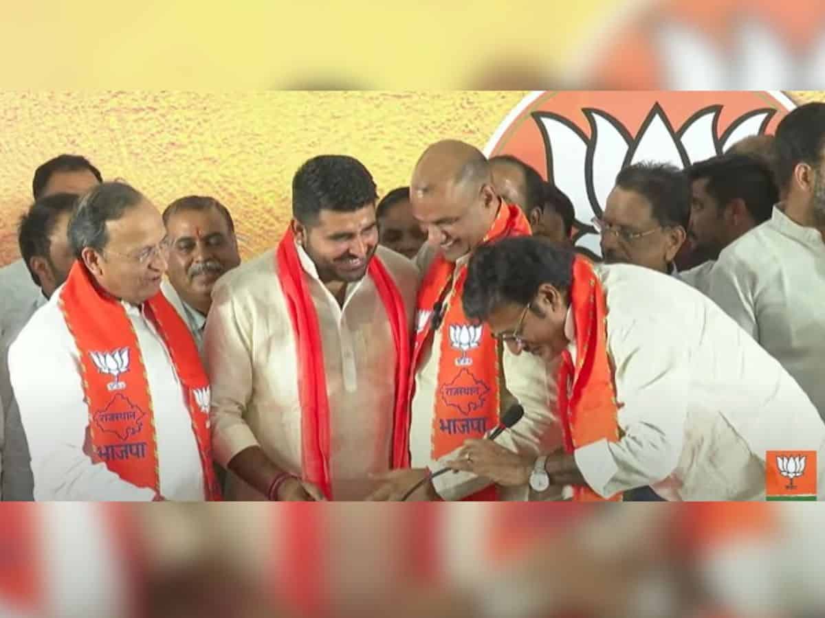 Three Cong leaders join BJP in Rajasthan