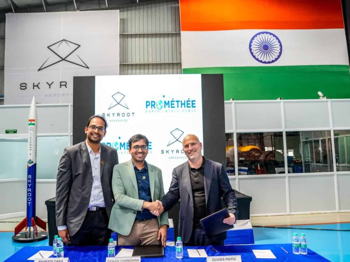Two French firms ink deals with Hyderabad's Skyroot