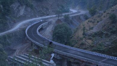 two-lane 224 m viaduct at Sherebibi on the Ramban to Banihal section of National Highway (NH) - 44 in Jammu and Kashmir.