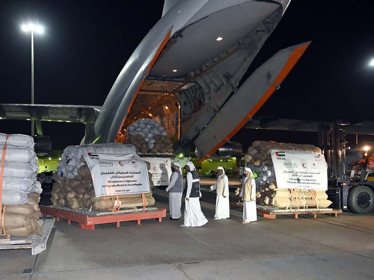 UAE sends urgent relief aid for Afghanistan earthquake victims