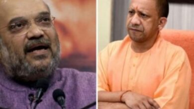 Union Minister Amit shah, UP shief Minister Yogi Adityanath