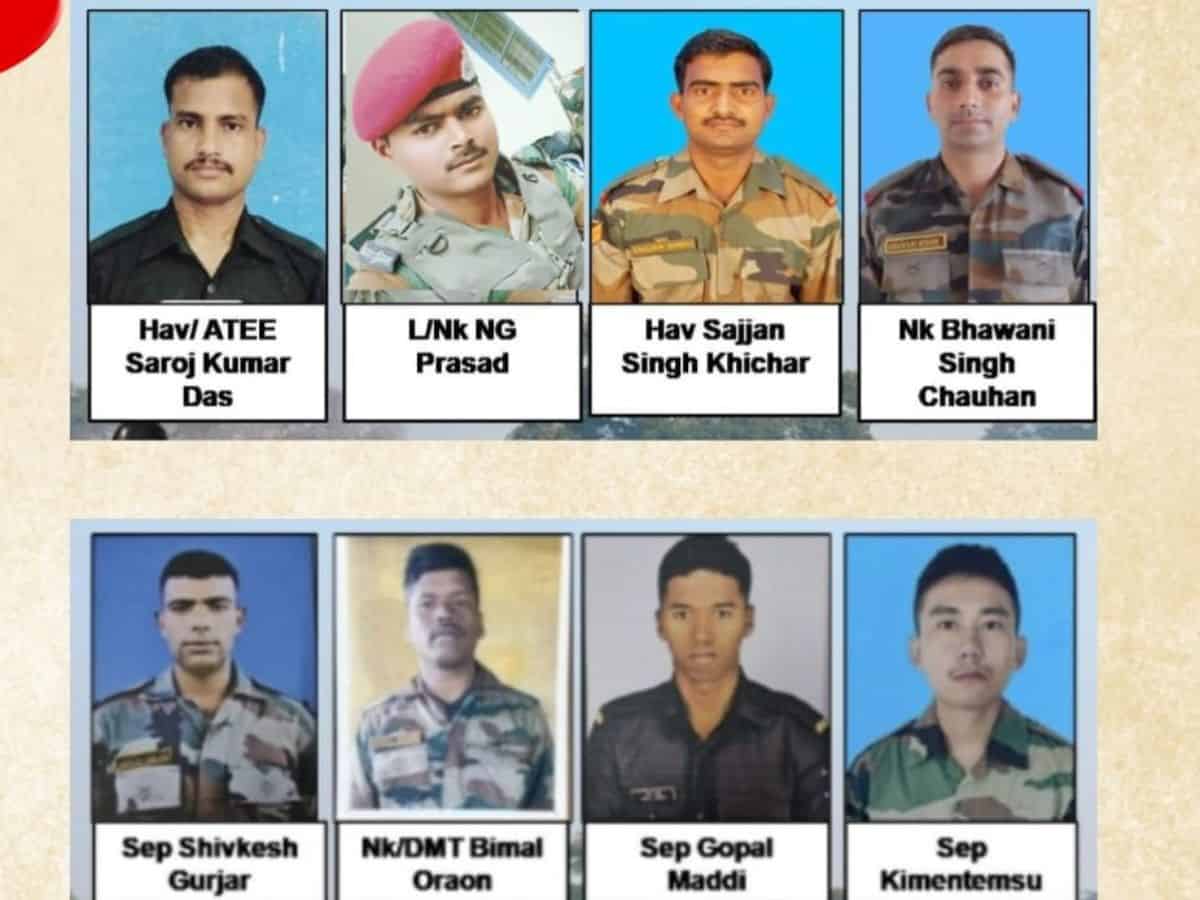 Sikkim floods: Mortal remains of 8 Army personnel recovered Sikkim floods: Mortal remains of 8 Army personnel recovered
