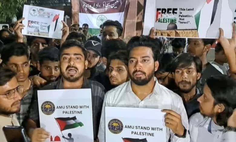 FIR registered against 4 AMU students for pro-Palestine march