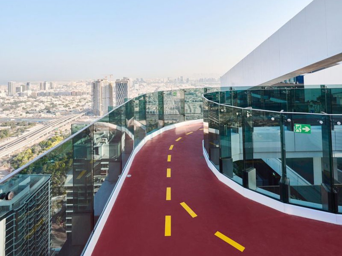 Dubai is now home to world's highest running track on a building