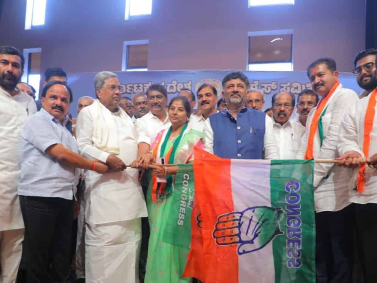 Yet another BJP leader joins Cong in Karnataka