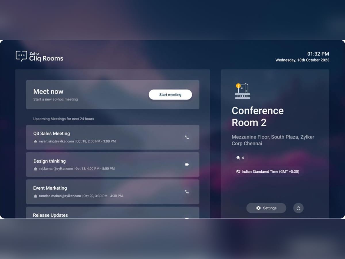 Zoho sees 37% growth in India, launches smart conference room solution