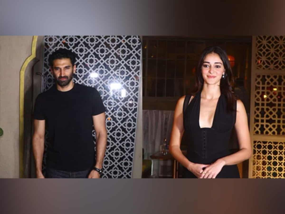 Aditya, Ananya twin in black as they step out for romantic date