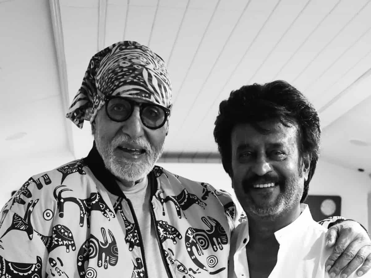 Big B, Rajinikanth wrap up Mumbai schedule of 'Thalaivar 170'